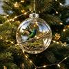 7cm PET Hummingbird Ornament Christmas Tree Wall Hanging Decor Modern Minimalist Holiday Decoration