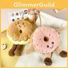 Simulationdonut Plush Stuffed Toy Dessert Doll Couple Keychain Gifts Birthday