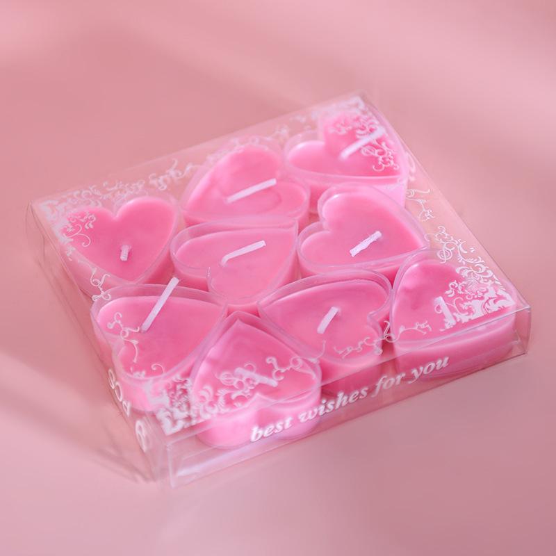 Creative Heart-Shaped Candles for Weddings, Proposals, and Birthdays