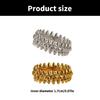 Elegante Runde Ringe Eheringe Geometrische Verlobungsringe Fingerringe Edelstahl-Textur Perfekt für Frau und Mann