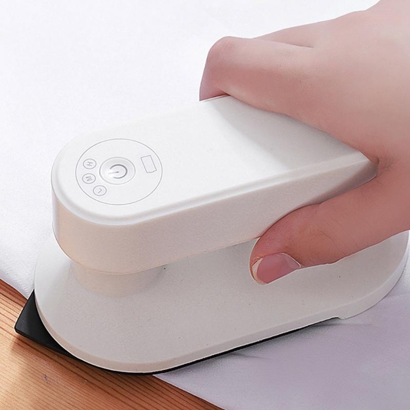 Cordless Ironing Machine with Foldable Handle Portable Rechargeable Travel Steamer Iron for Garments Handheld Iron