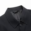 Men's Plus Size Mid-Length Lapel Windbreaker