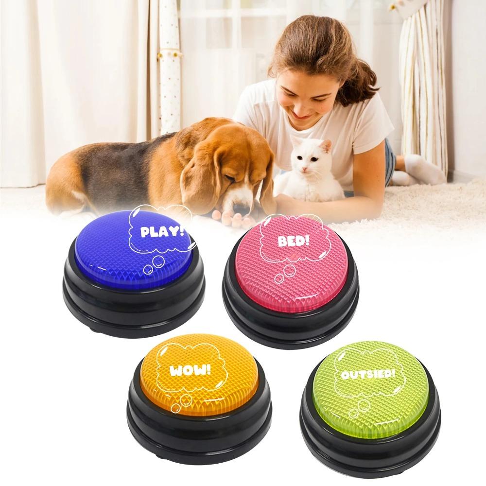 4pcs New 4Colors Answer Buzzers with Lights and Sound Trivia Games Game Buzzers Family Feud Jeopardy Buzzer for Trivia Games