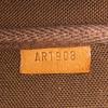 Used Louis Vuitton Monogram Pochette Accessoires M40712 Canvas Brown Authentic 1210