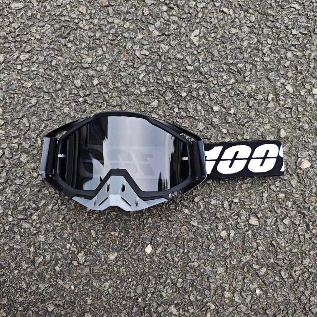 Occhiali da sole da moto classici per fuoristrada all'aperto 100% per la guida, occhiali protettivi per casco resistenti al vento e alla sabbia, equipaggiamento fresco per mountain bike