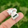 Gift For Her 925 Silver Natural Russian Malachite Promise Ring Size 6.75