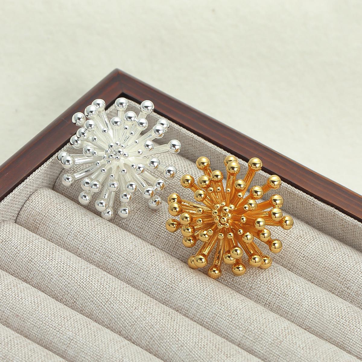 

High-End Korean Flower Fireworks Brooch Pin