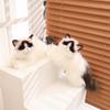 Fluffy Simulated Cat Plush Toys Stuffed Doll Plush Kitty Figures Toy  Car Decor