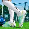 Men Long Spikes Soccer Shoes Fast Football Shoes Society Cleats Comfortable Football Field Boots Professional Unisex Sneaker