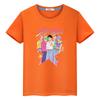 kpop demon hunters Print 100%Cotton t shirt for kids boy 10year y2k Saja Boys Kawaii Tees Cute Tops anime Short girls clothes