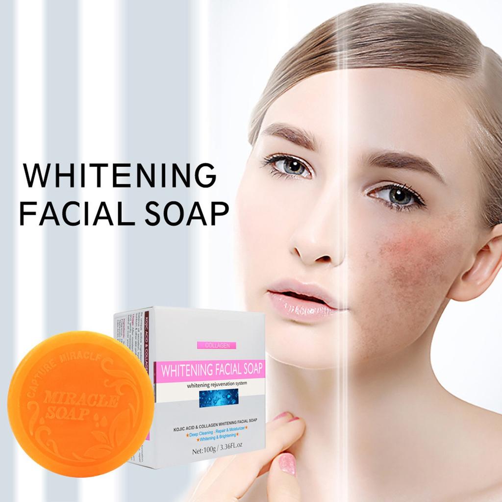Skin Brightening Bar, Kojic Bar, Reduces Dark Spots, Hyperpigmentation And Other Types Of Skin Damage, 100g