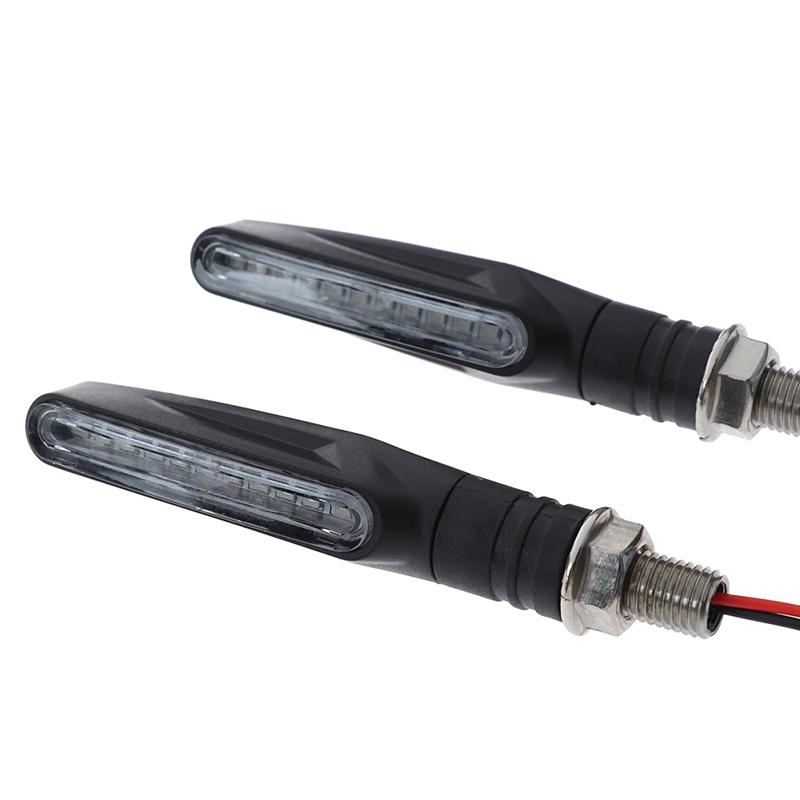 12V Led Motorcycle Turn Signals E24 Flowing Water Blinker Flashing Indicator
