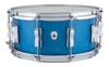 Ludwig New Sonic Snare Drum X X Satin Blue (LSN364XXPB) - Size 6.5" 14" (2.5" 1.5"), Color