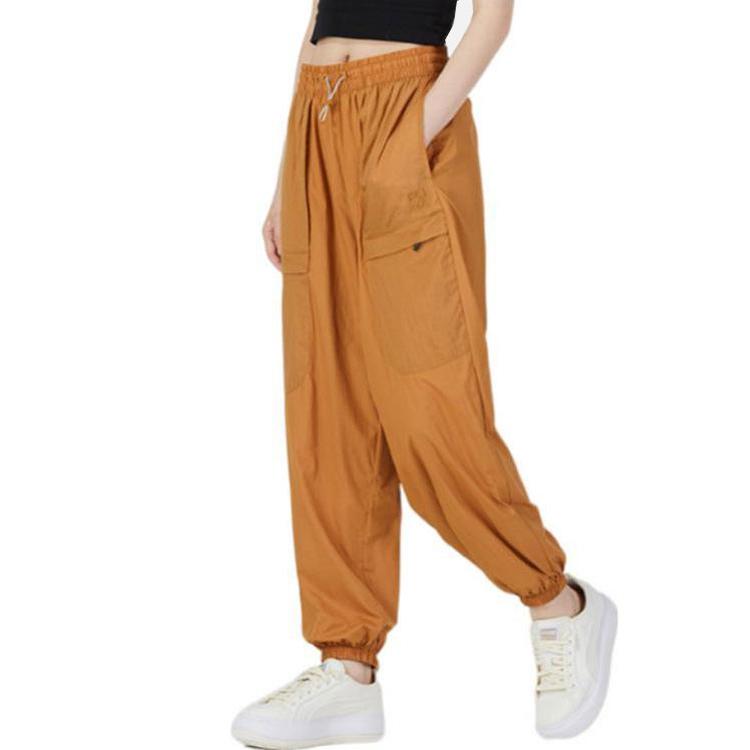 Puma однотонные спортивные длинные брюки на шнурке женские низы цвета хаки 537623-74 XL — фото 5