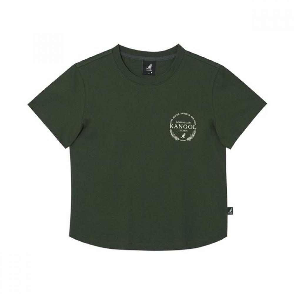 Kangol Women S ShorT Sleeve T ShirT 2799 foreST Laurel M