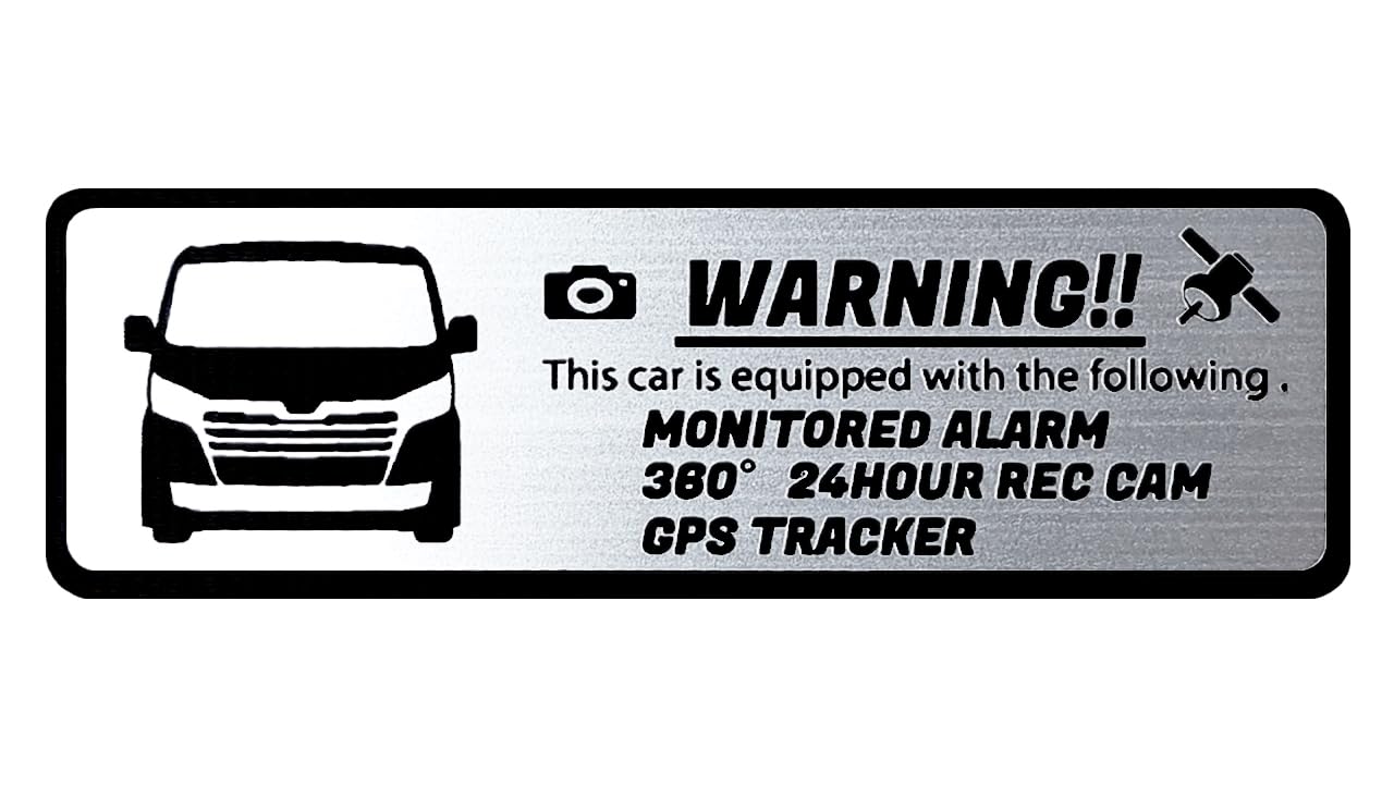 

GRANACE Security Emblem 24-Hour Monitoring Dash Cam GPS Tracker Sticker