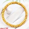 Grünes Sandelholz Pillenperlen Armband: 4*7MM Holz-Schnur für Männer & Frauen
