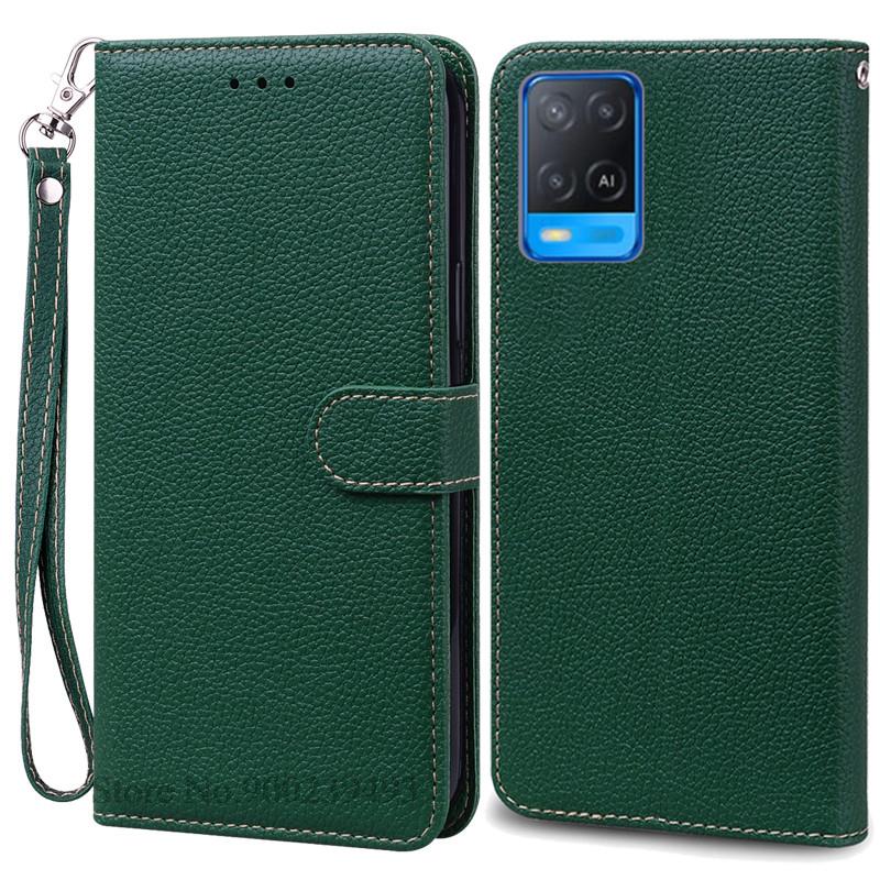 Pro pouzdro OPPO A54 A54 5G Peněženka Kožené výklopné pouzdro Pro pouzdro OPPO A54 5G CPH2239 CPH2195 OPPOA54 A 54 Nárazuvzdorné pouzdro na telefon Fundas