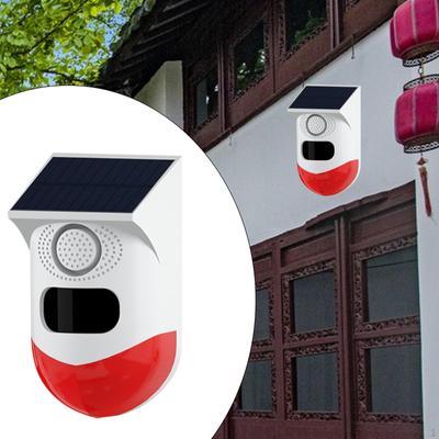 Venkovní pohybový alarm Solární blesk Vodotěsný infračervený detektor pro