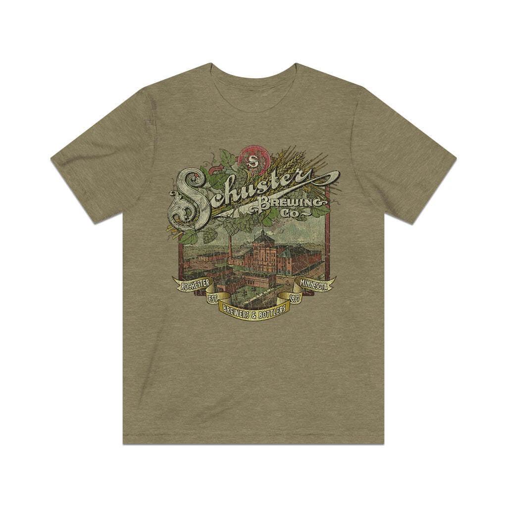 Schuster Brewing Co. 1871 Vintage Men s T shirt M