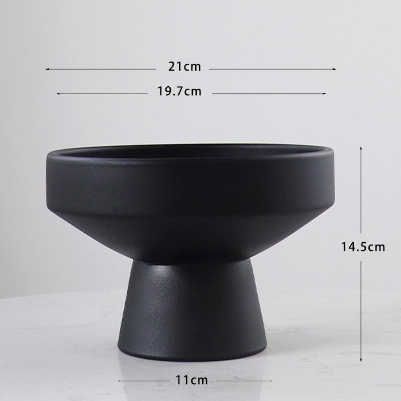 Minimalist Hydroponic Ceramic Flower Pot - Elegant Home & Office Decor
