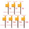 Small Torx Screwdriver Flag Handle Wrench Spanners Key For Hand Drills Hand Tool Mechanical Repair Key Wrench Tool
