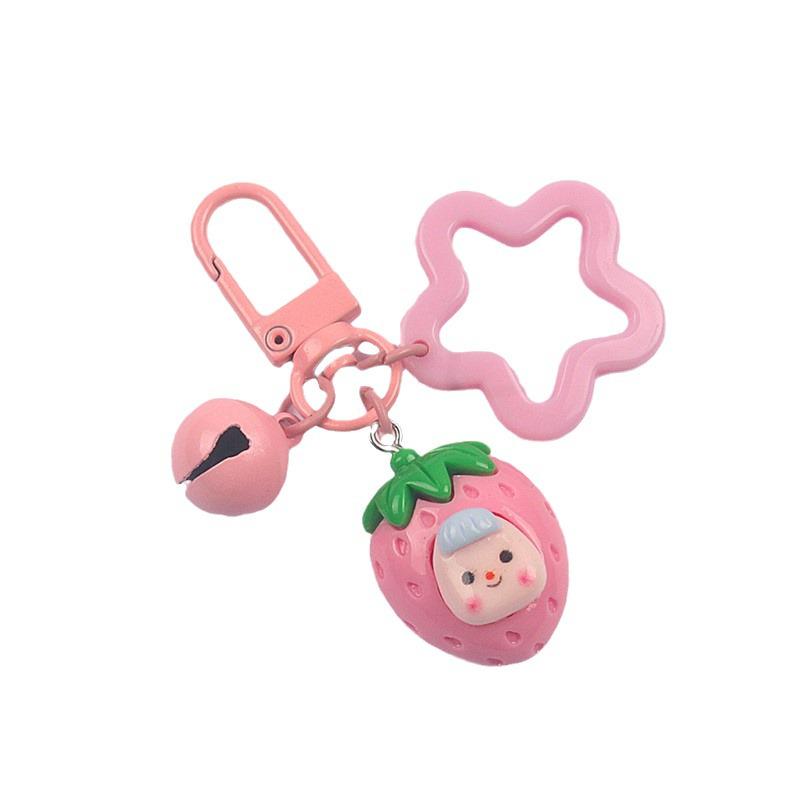 3D Fruit Star Pendant Earphone Cover with Resin Material.