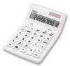 Asmix Asuka Calculator Antibacterial Calculator C1249W White 12 Digit Tax Calculation with Tilt Route Memory 2 Power Supply