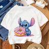 Daily Casual Kids T Shirt Stitch Fashion Cartoon Print For Boys Girls Summer Street Style Outfit