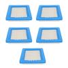5 Pcs Lawn Mower Air Filter High Efficiency Particulate Air Filter Replacement for 491588 491588s