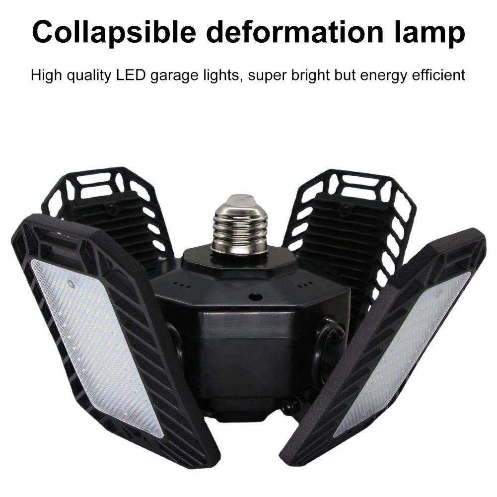 60w Garage Light 60w Super Bright Led Garage Ceiling Light Foldable Deformable Design for Energy-saving Warehouse Parking Lot