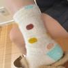 Winter Thickened Floor Stockings Cute Mink Velvet Middle Tube Socks  New Year's Gift