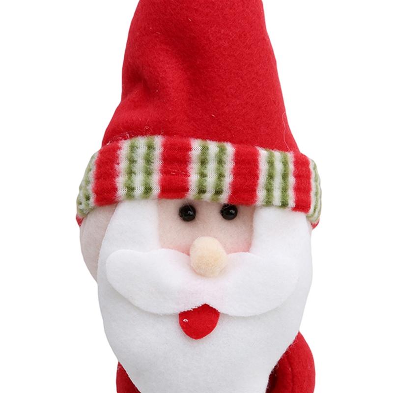 Elf Wine Bottle Dust Cover Ornaments Snowman Champagne Bottle Set Bar Restaurant Decorative Xmas Christmas Party Home Decoration