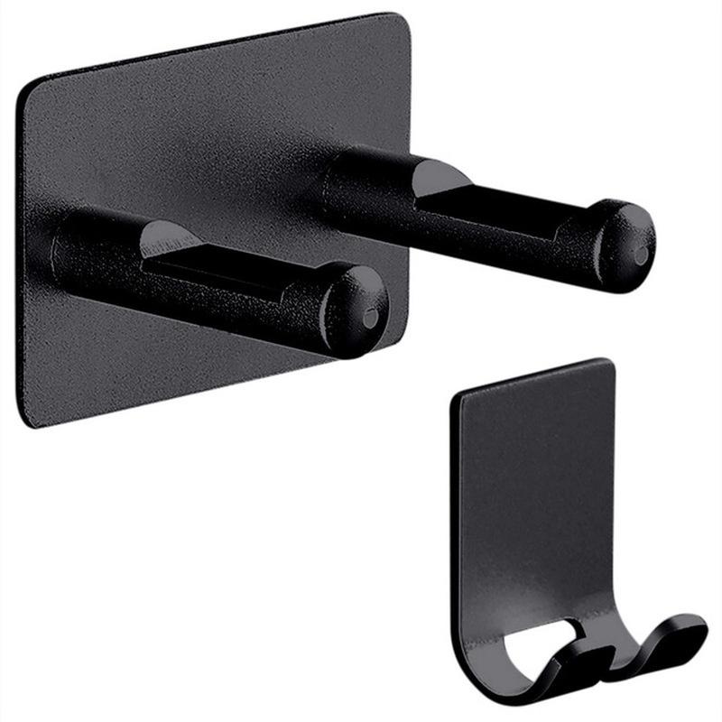 Space Aluminium Storage Bracket Hanger Organizer Silver Bathroom Wall Mount Universal Rustproof Free Punch Hair Dryer Holder
