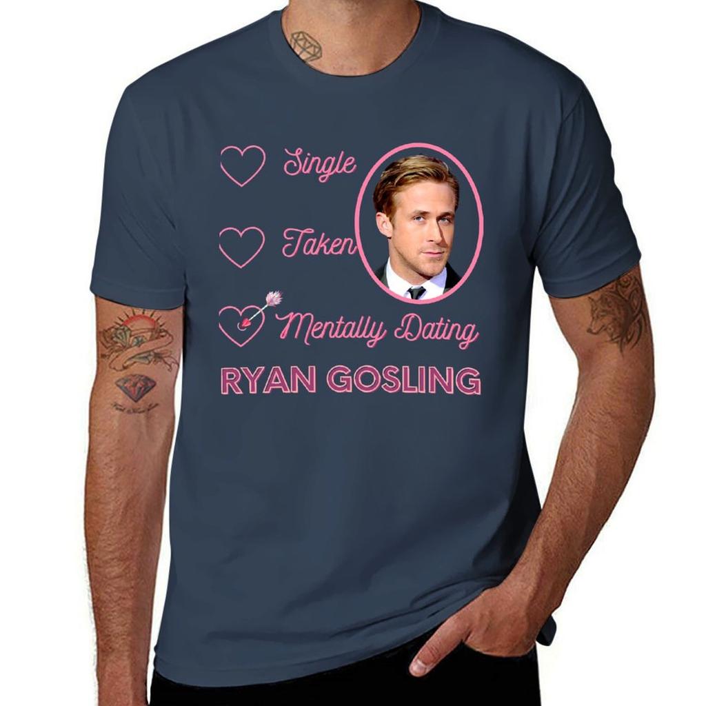 Birthday Gifts Gosling Handsome Male Ryan Actor Awesome For Music Fans Tshirt Casual Loose Daily Wear Tshirt