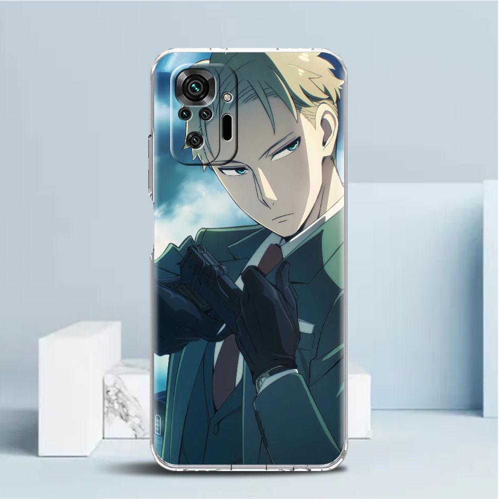 ShockProof Phone Case for Redmi Note 11 11E 10 9 8 Pro 11S 9S 10S K40 9A 9C 8T 7 10C 9t 9s Soft Cover Latest Comics Spy Family