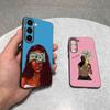 US Money 100 Dollars Black Girl For Samsung Galaxy S23 S24 S25 Ultra S22 Plus S21 Black Soft Case Waterproof Soft Case