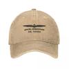 Black Goldwing GL1800 Letters Summer Retro Denim Washed Baseball Caps Female Cowboy Sunscreen Hat Camping Mens Snapback Cap