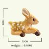 25CM Lying Fawn Plush Toys Soft Stuffed Cartoon Animal Doll Cute Deer Doll For Home Decoration Gifts
