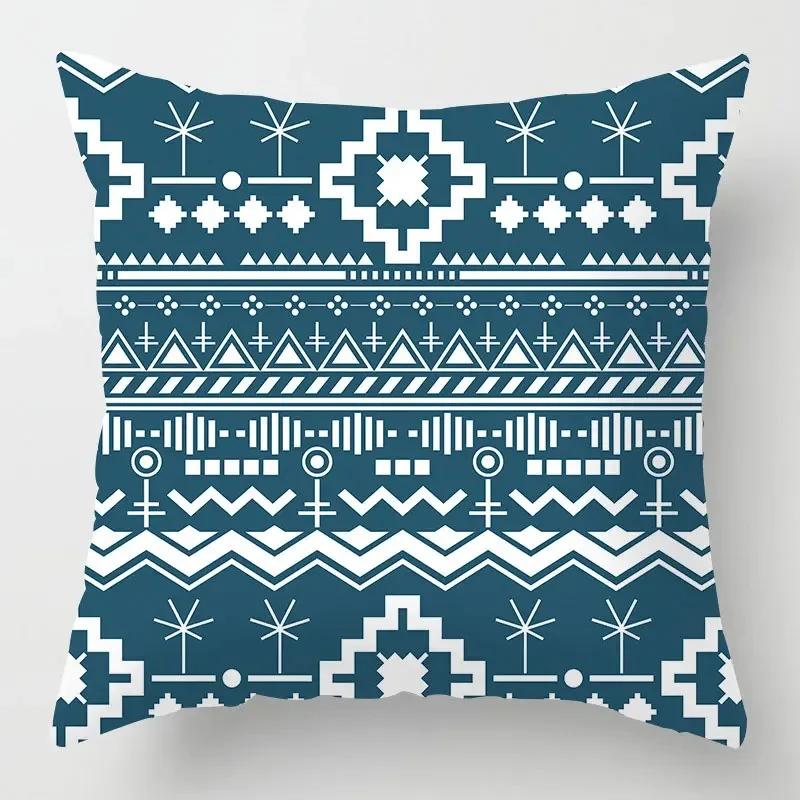 Home Decor Cushion Cover Abstract Mysterious Pattern Print Office Sofa Pillow Cover