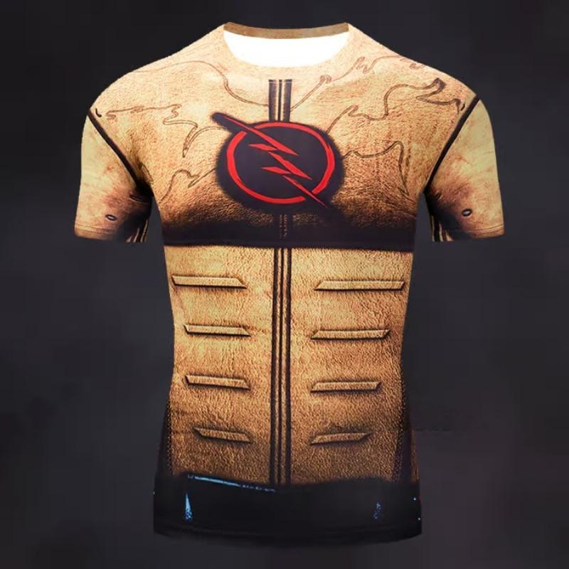 Samurai Outfit Venom New Anti Rash Jiu Jitsu Fitness Short Sleeved Home Matching Plus Size Loose T-shirt Kids Running Sports Top