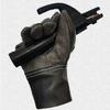 Guantes de Soldadura Aislantes de Cuero de Vaca Anti-Pinchazos Anti-Quemaduras Resistentes al Calor con Dedos Divididos
