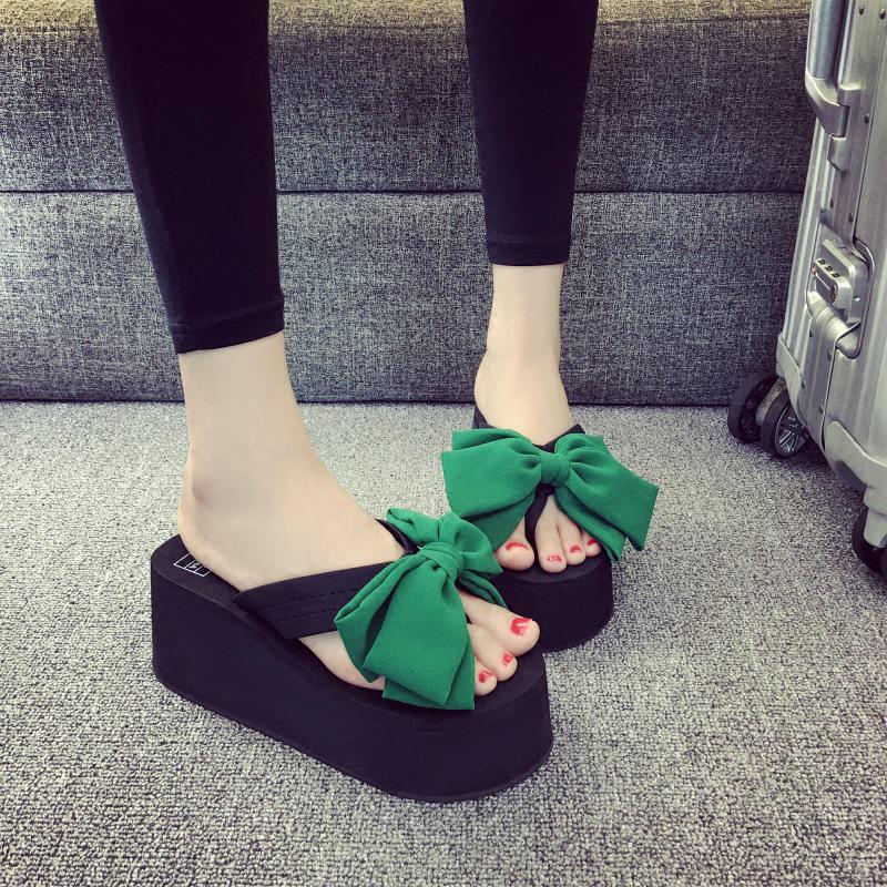 Women's Elegant Bow Knot Casual Outdoor Summer Slippers