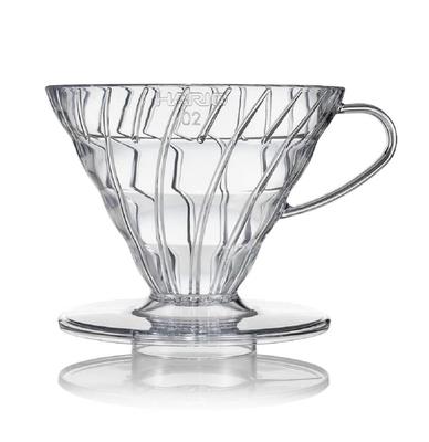 HARIO V60 Transparent Dripper 02 Clear for Cups Coffee Hand Drip Made In Japan 1-4 VDR-02-T