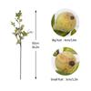 Simulation Fig Branch Vivid Plastic Iron Wire Foam 92cm Faux Fig Fruit Branch for Decoration