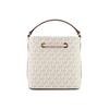 Michael Kors MK Suri Monogram Drawstring Leather Bucket Bag Women Bags Vanilla Pink 35TOGU2COB-640