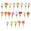 10Pcs Artificial Flower Bouquets Simulation Flowers Bouquets Arrangement for Wedding Party Home Garden Decoration