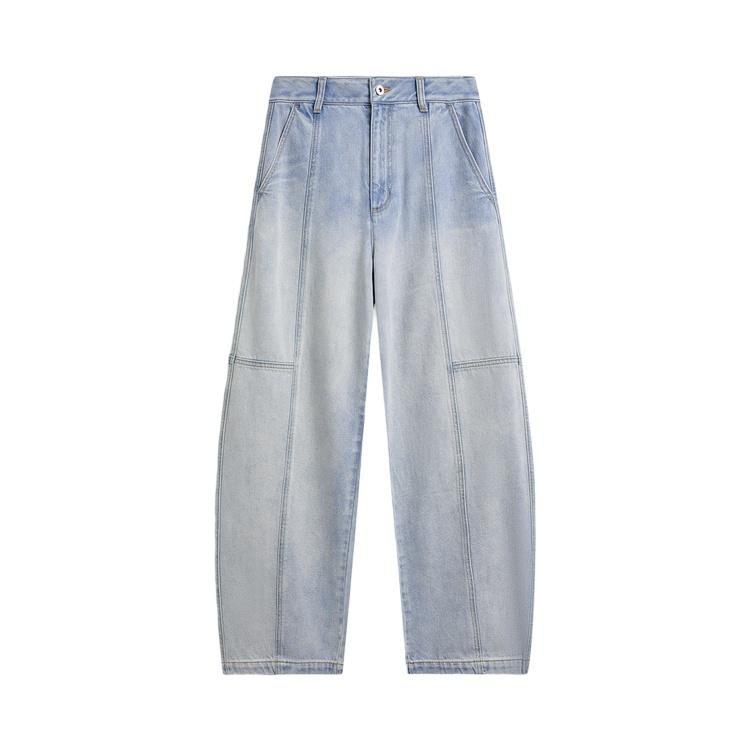 Джинсовые брюки Li Ning Серия Спортивный стиль Вышивка логотипа Женские брюки AJQW004-1 M