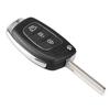 3 Button Folding Flip Remote Key Shell Car Key Case For Hyundai Solaris Ix35 Ix45 Series Auto Key Blanks Case Fob Uncut