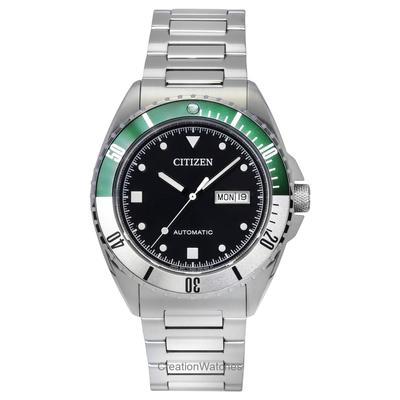 Reloj de Hombre Deportivo Acero Inoxidable Esfera Negra Automático NH7531-50E 100M